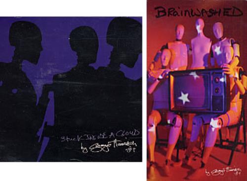 George Harrison Brainwashed/Stuck Inside A Cloud US Promo media